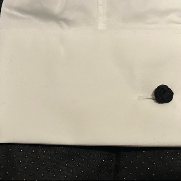 Bonobos White Tuxedo Shirt, 16/35, Elegant - Picture 3 of 7